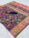 Vivera Designer Kashmiri Pashmina Kachi Work Wedding Sarees Wholesale Shop In Surat
